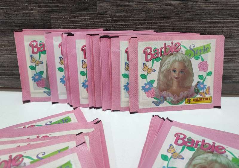Vintage 1995 Panini Mattel Barbie Collectible Stickers