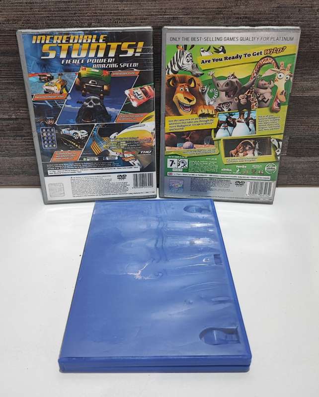 Playstation 2 Games - Hotwheels, Tony Hawk and Madagascar