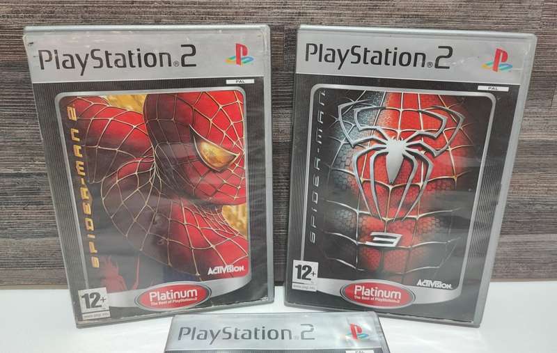 Playstation 2 Games - Spiderman 2, Spiderman 3 and Ultimate Spiderman