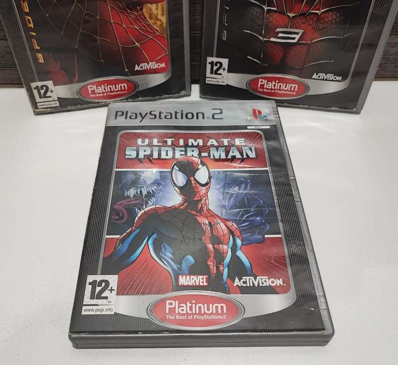 Playstation 2 Games - Spiderman 2, Spiderman 3 and Ultimate Spiderman
