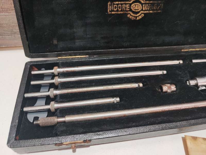 Vintage Moore and Wright Internal Micrometer