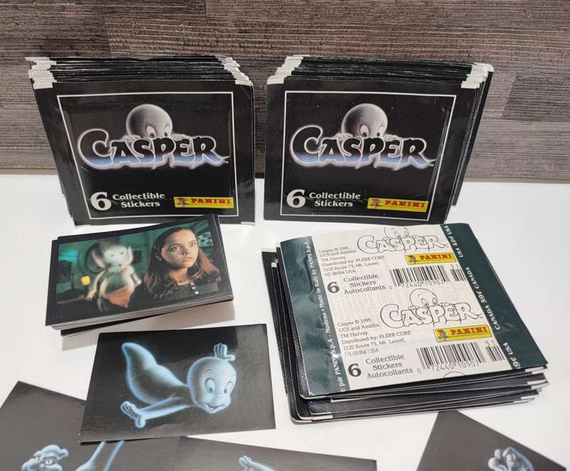 1995 Panini Casper The Movie Collectible Stickers(Near Complete Collection)