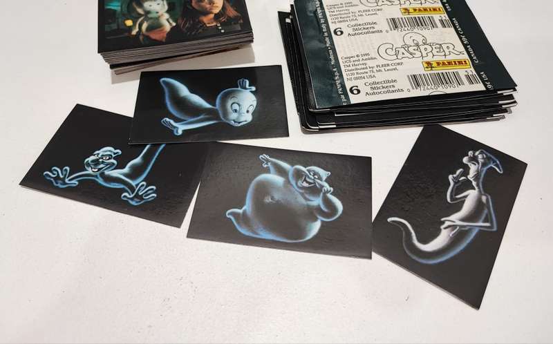 1995 Panini Casper The Movie Collectible Stickers(Near Complete Collection)