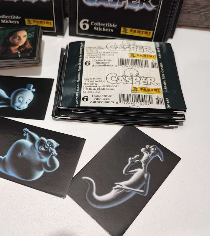 1995 Panini Casper The Movie Collectible Stickers(Near Complete Collection)