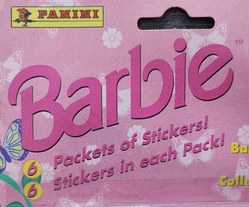 Vintage 1995 Panini Mattel Barbie Collectible Stickers(Bid per box)