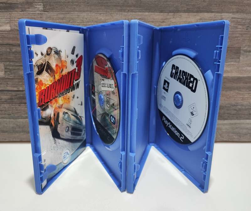 Playstation 2 Games - Burnout 3 & Crashed