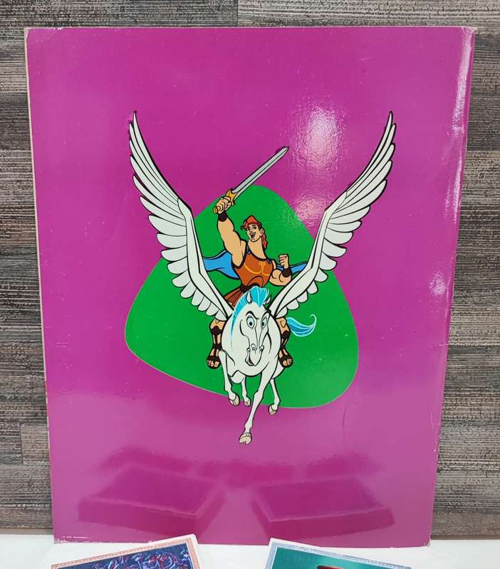 1996 Panini Disney`s Hercules Sticker Album & Collectible Stickers(Complete Set)