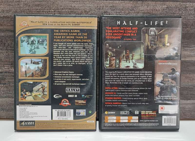 PC Game - Half Life 1 and Half Life 2