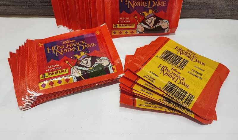 1996 Panini Disney`s The Hunchback of Notre Dame Collectible Stickers