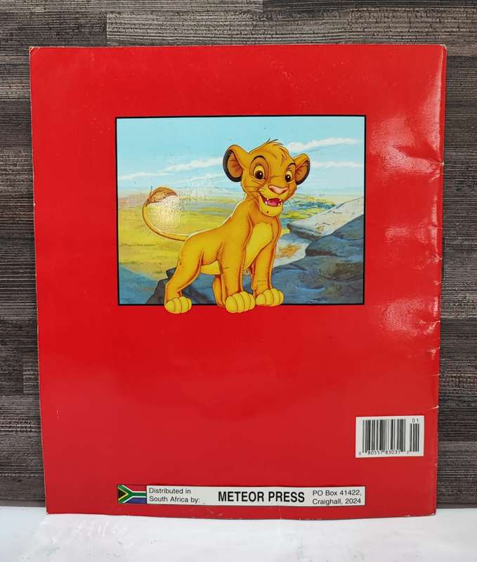 1994 Panini Disney`s The Lion King Sticker Album(Incomplete Album)