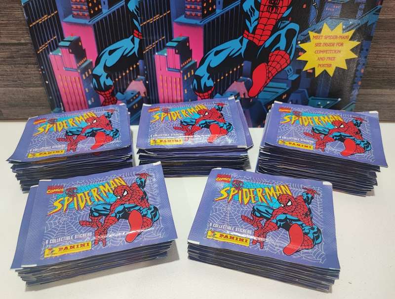 1995 Panini Marvel`s Spiderman 2 x Sticker Albums and Collectible Stickers