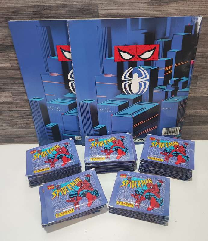 1995 Panini Marvel`s Spiderman 2 x Sticker Albums and Collectible Stickers