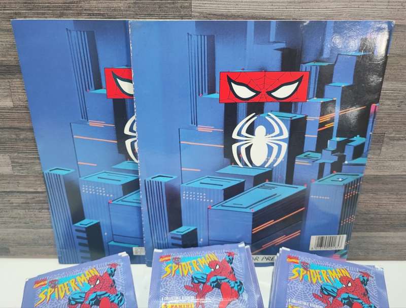 1995 Panini Marvel`s Spiderman 2 x Sticker Albums and Collectible Stickers