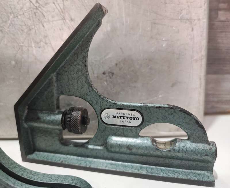Vintage Mitutoyo combination square set
