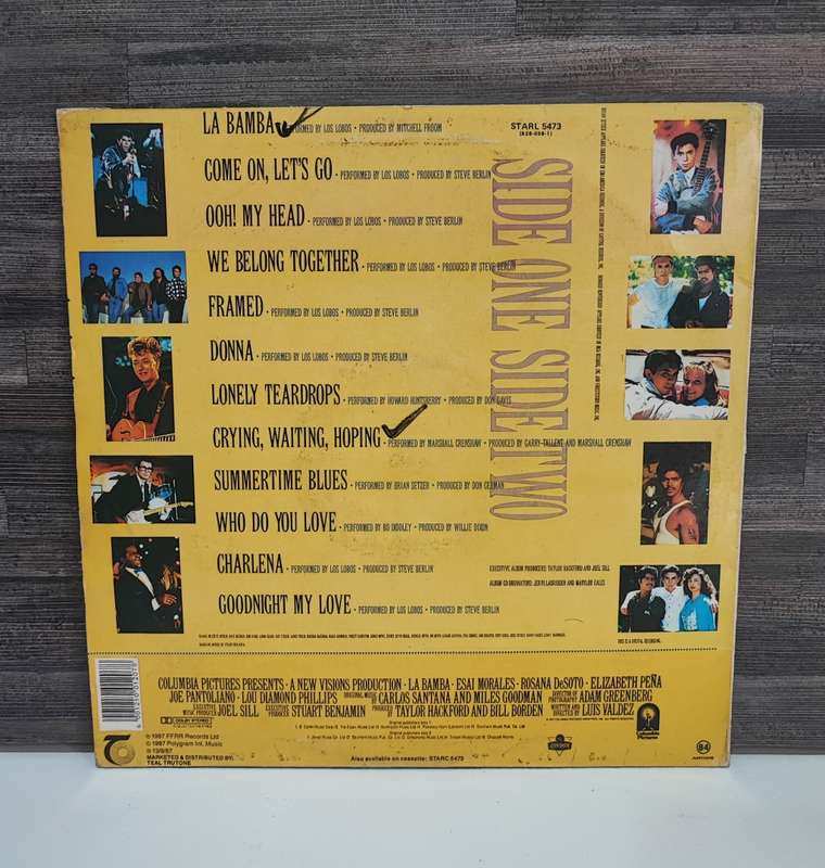 Vintage LP Record - La Bamba Soundtrack