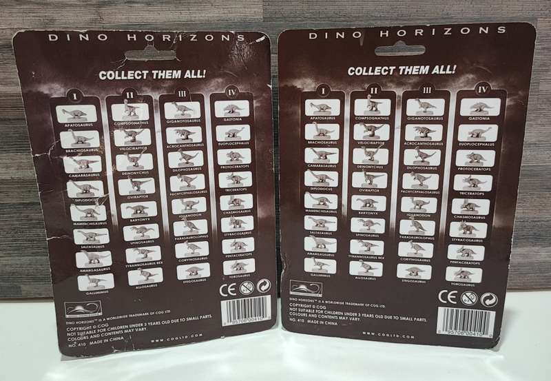 2010 Dino Horizons Matchbox Dinos Collection