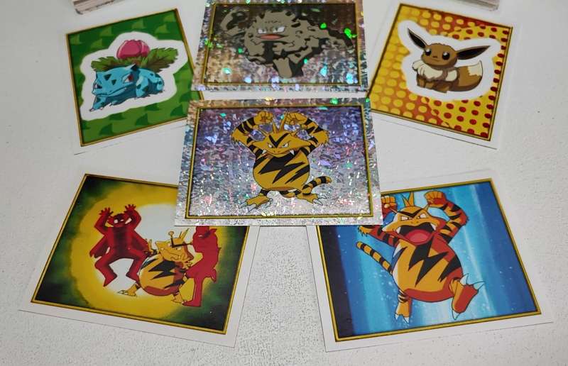 Vintage 2000 Topps Pokémon Series 2 Sticker Album & Collectible Stickers