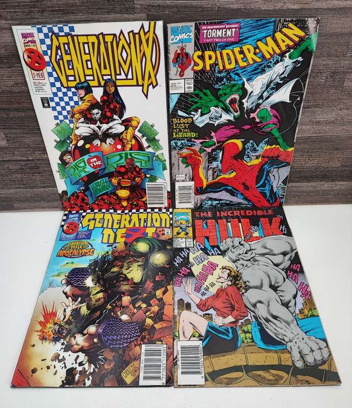 Vintage 1995/1996 Marvel Comic Book Collection 1