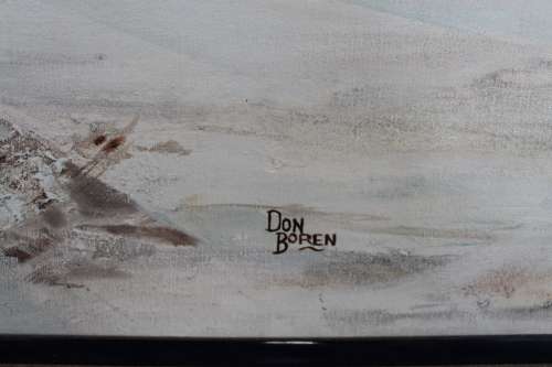 Don Boren Big oil on canvas