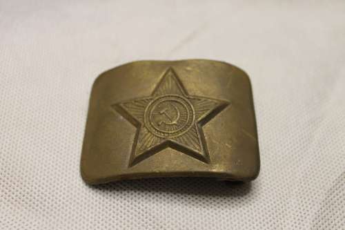 Very old belt buckle. USSR Army