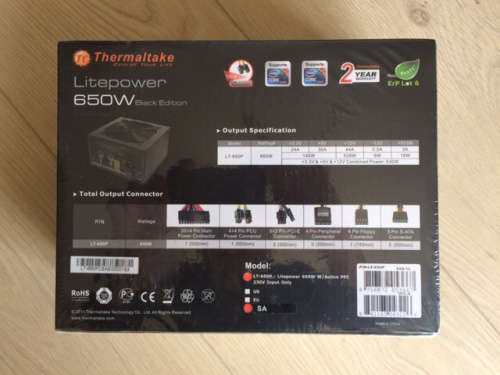 Thermaltake Litepower 650W Black Edition