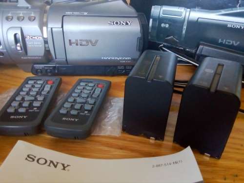 Sony 3x Video Camera Bundle
