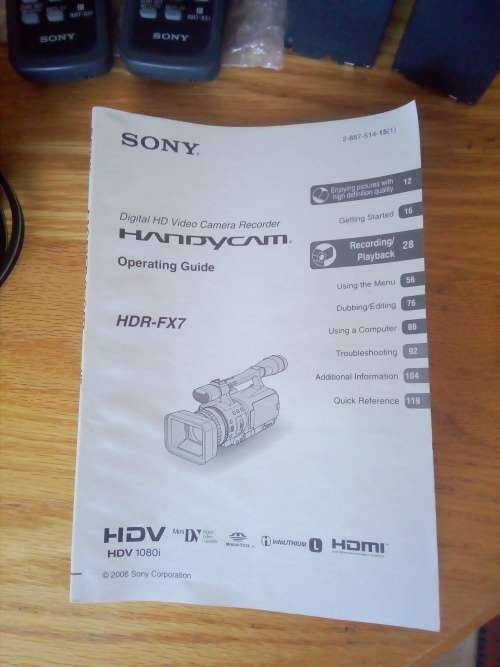 Sony 3x Video Camera Bundle