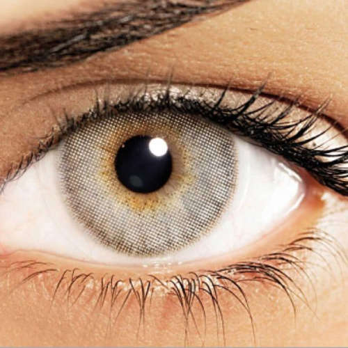 Bling girl Eye Beauty Contact Lens Half Year Usage 0 Diopter -- SOLITAIE