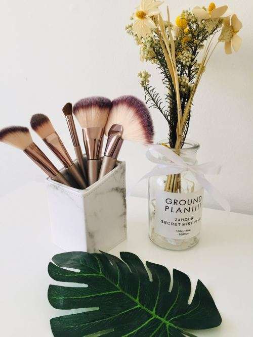 Blinggirl Serie Beige Champainge  Your Beauty Fashion Makeup Brushes--3cm