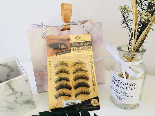 Electric Eye Beauty Eyelash Set/10pcs With 1pc Eyelash Glue 2in1 set