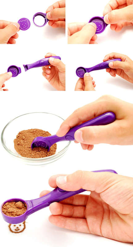 New Magic Spice Spoon Food Decorating Tools 16 Different Images Decor Coffee Cake Foods Piping Spoon