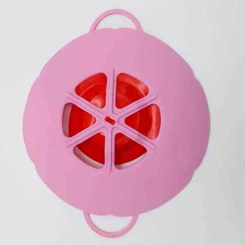Multi-functional Silicone Steam Ship Pot LidsSpill stop lidSilicone overflow lid--29cm green