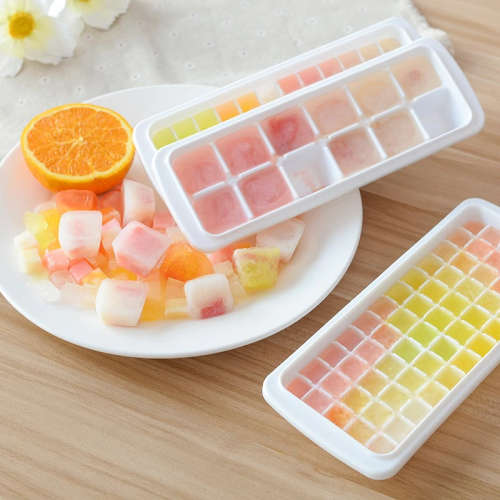 Ice cube tray with lid/Ice cube maker/ Whiskey ice cuber maker/Magic ice maker--pink