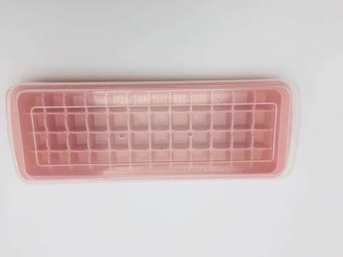 Ice cube tray with lid/Ice cube maker/ Whiskey ice cuber maker/Magic ice maker--pink