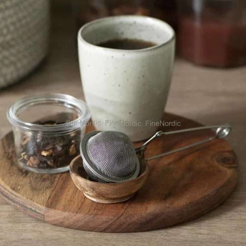 Tea strainer/Tea herb mesh strainer filter with handle/Filter clip/Accessories stainless