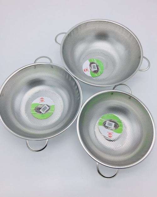 Strainer Stainless steel strainer/Colander stainless steel/wash basket--25cm
