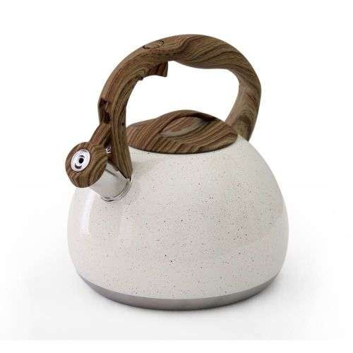 3.0l Ruyihoff kettle white Fashion Durable Hot Sale Stainless Steel Whistle white Kettle With Handle