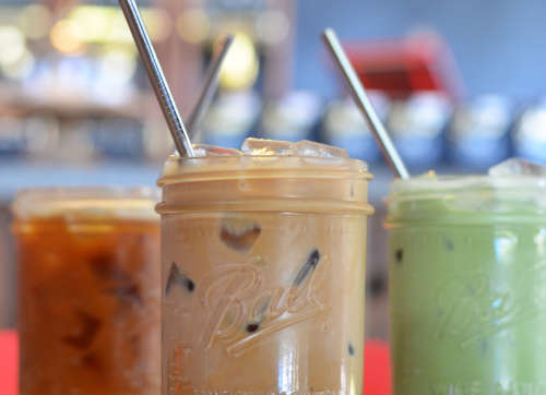 Stainless steel straw set 7pcs straw set Straight straw
