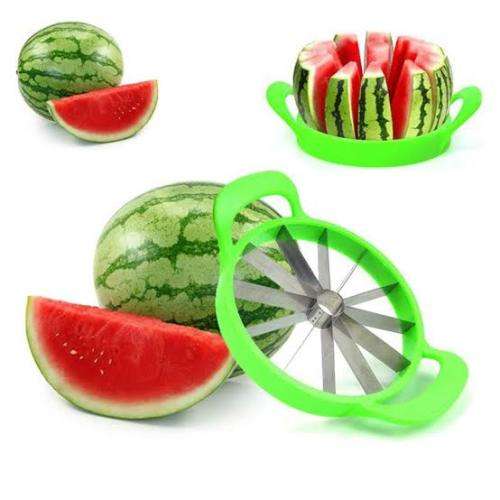 Watermelon cutter Multifunctional cutter Cantaloupe cutter Stainless steel blade Melon slicer