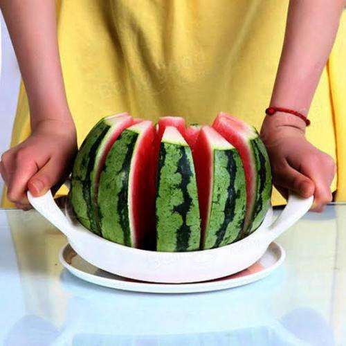 Watermelon cutter Multifunctional cutter Cantaloupe cutter Stainless steel blade Melon slicer