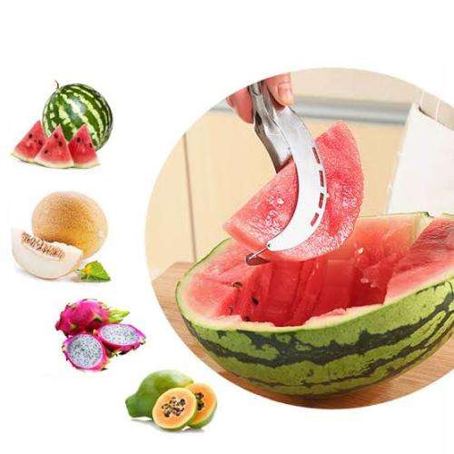Watermelon cutter Multifunctional cutter Cantaloupe cutter Stainless steel blade Melon slicer