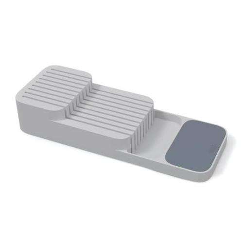 2 Tiers In-Drawer PVC Knife Block Holder Storage Organizer Kitchen Knives Drawer Kitchen knife tray