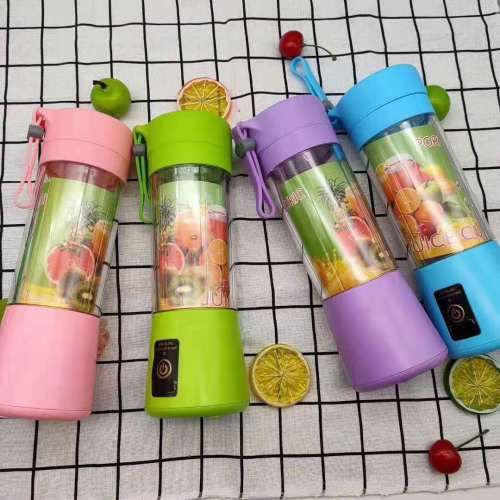 Rechargeable Double Blade Fruit Blender Smoothie Maker With USB Port