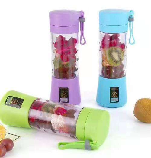 Rechargeable Double Blade Fruit Blender Smoothie Maker With USB Port