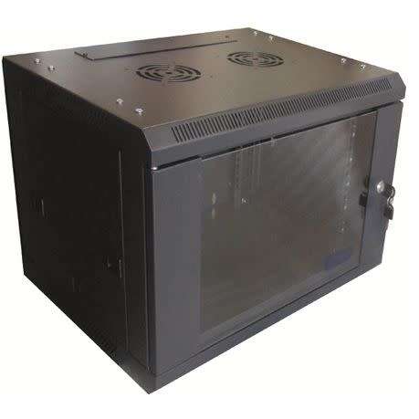 RACK 9U FIXED WALL BOX (Brand Name: LINKQAGE)