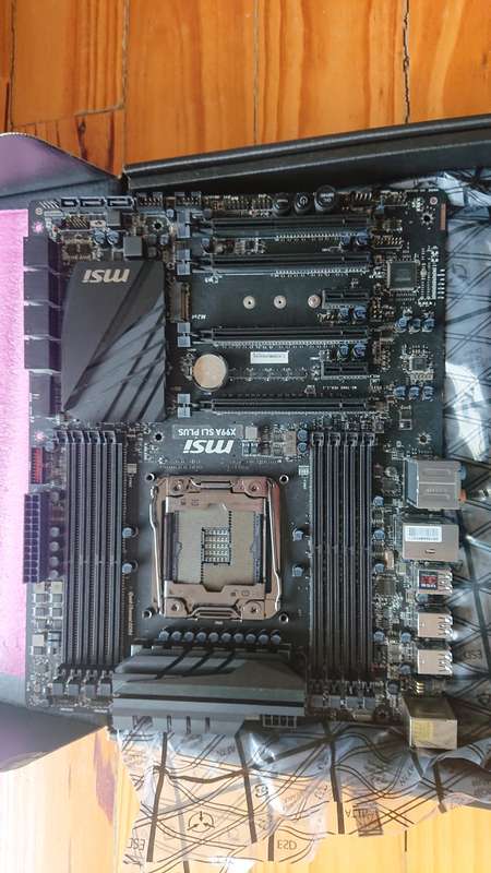 Broken MSI X99A SLI Plus Motherboard LGA 2011v3