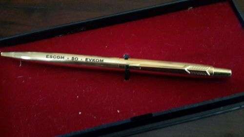 PAKER EVKOM 50 ESCOM GOLD PLATED PEN