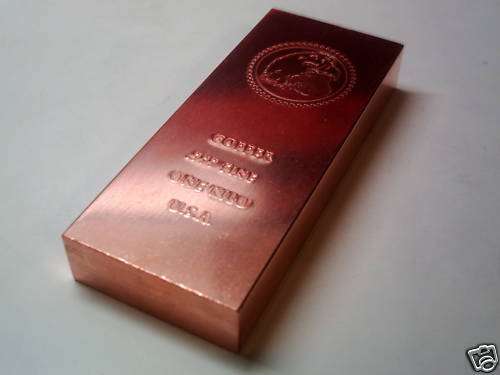 !!!1 Kilo Copper Bullion bar .999 fine pure 2.2 lbs US new LATE ENTERY!!!