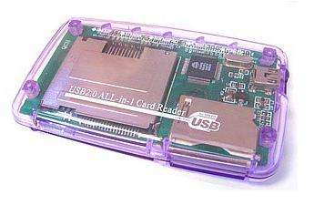 *PINK*USB Card Reader Usb 2.0 - External memory card reader