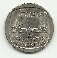 10x RARE 1994 R5 inauguration coins